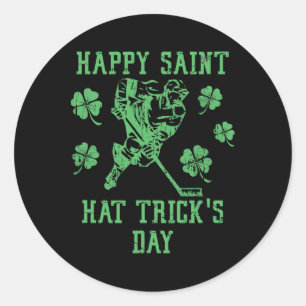 Frohen Sankt Hut-Tricks-Tag Lustiger St. Patrick's Runder Aufkleber