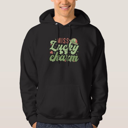 Frohen Sankt Patricks Tag Grün C Hoodie (Vorderseite)