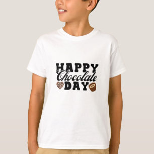 Frohen Schokoladentag, Freude der Schokoladenliebh T-Shirt
