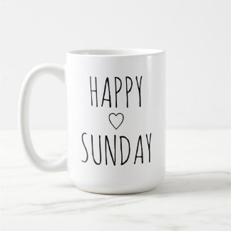 'Frohen Sonntag' Elegantes Charmantes Aufmunternde Kaffeetasse