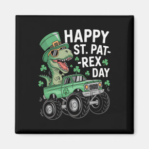 Frohen St Pat-rex Patricks Tag Dinosaurier Monster Magnet