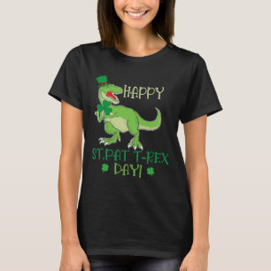 Frohen St Patrex Tag Pat T-Rex Dino Irischer Pat T T-Shirt