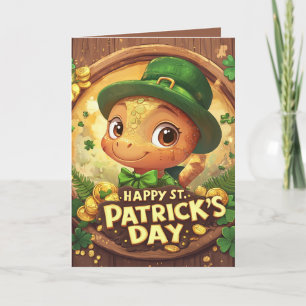 Frohen St. Patrick’s Day und drei Kobolde Karte