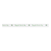 Frohen St. Patrick’s Tag Grüne Kleeblatt Ripsband (Vorderseite)