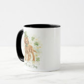 Frohen St. Patrick’s-Tag Irischer Setter Tasse (Vorderseite Links)