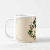 Frohen St. Patrick’s Tag Kleeblatt-Design Kaffeetasse (Links)