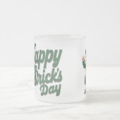 Frohen St. Patrick’s Tag Niedlicher Kobold Mattglastasse (Mittel)