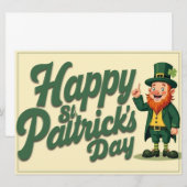 Frohen St. Patrick’s Tag Süßer Kobold (Vorne/Hinten)