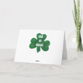 FROHEN ST. PATRICK-TAG FEIERTAGSKARTE (Rückseite)