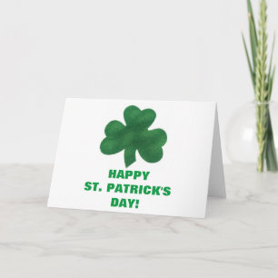 FROHEN ST. PATRICK-TAG FEIERTAGSKARTE