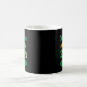 Frohen St. Patrick's Day 2024 Irisches Shamrock-Ge Kaffeetasse (Mittel)