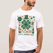 Frohen St. Patrick's Day 2026 T-Shirt (Vorderseite)
