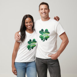 Frohen St. Patrick's Day 4-Blatt-Kleeblatt Irische T-Shirt