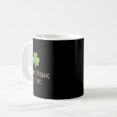 Frohen St. Patrick's Day auf Irisch - A Kaffeetasse (Vorderseite Links)