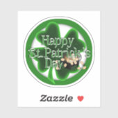 Frohen St. Patrick's Day! Aufkleber (Blatt)