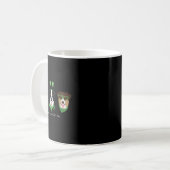 Frohen St. Patrick's Day Australian Shepherd Hunde Kaffeetasse (Vorderseite Links)
