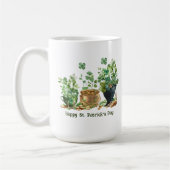 Frohen St. Patrick's Day Becher Kaffeetasse (Links)