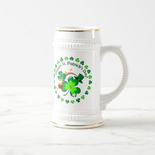 Frohen St. Patrick's Day! Bierglas