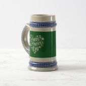 Frohen St. Patrick's Day Bierglas (Vorderseite Links)