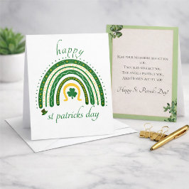 Frohen St. Patrick's Day Feiertagskarte