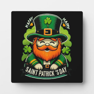 Frohen St. Patrick's Day Fotoplatte