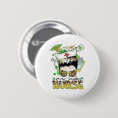 Frohen St. Patrick's Day Frauen und Männer Button (Vorne & Hinten)