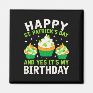 Frohen St. Patrick's Day Geburtstag Saint Paddys F Magnet