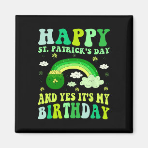 Frohen St. Patrick's Day Geburtstag Saint Paddys F Magnet