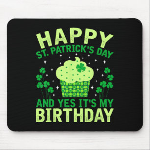 Frohen St. Patrick's Day Geburtstag Saint Paddys F Mousepad