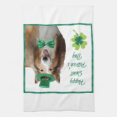 Frohen St. Patrick's Day Geschirrtuch (Vertikal)