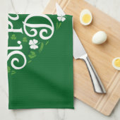 Frohen St. Patrick's Day Geschirrtuch (Viertel Falte)