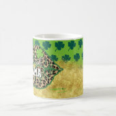 Frohen St. Patrick's Day Gesegnete Mutter Mama Lip Kaffeetasse (Mittel)