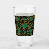 Frohen St. Patrick's Day Glas (Rückseite)