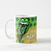 Frohen St. Patrick's Day Glückliche Mutter Mama Li Kaffeetasse (Links)