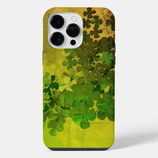 Frohen St. Patrick's Day iPhone Hülle (Rückseite)