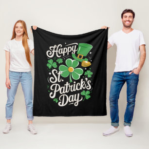 Frohen St. Patrick's Day irische Herkunft St Patty Fleecedecke