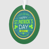 FROHEN ST. PATRICK'S DAY, "IRISCHES GLÜCK" ORNAMENT (Vorderseite)