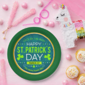 FROHEN ST. PATRICK'S DAY, "IRISCHES GLÜCK" PAPPTELLER (Party)