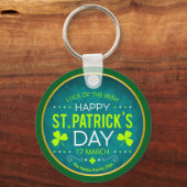 FROHEN ST. PATRICK'S DAY, "IRISCHES GLÜCK" SCHLÜSSELANHÄNGER (Vorderseite)