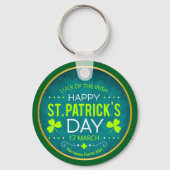 FROHEN ST. PATRICK'S DAY, "IRISCHES GLÜCK" SCHLÜSSELANHÄNGER (Rückseite)