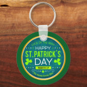 FROHEN ST. PATRICK'S DAY, "IRISCHES GLÜCK" SCHLÜSSELANHÄNGER (Vorderseite)