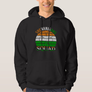 Frohen St. Patrick's Day Irish Shenanigans Squad Hoodie
