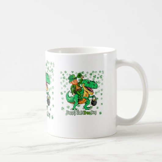 Frohen St. Patrick's Day Kaffeetasse (Rechts)