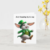 Frohen St. Patrick's Day Karte (Gelbe Blume)