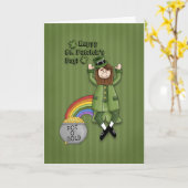 Frohen St. Patrick's Day Karte (Gelbe Blume)