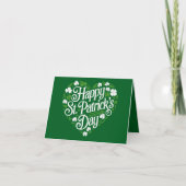 Frohen St. Patrick's Day Karte (Vorderseite)