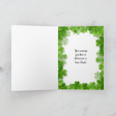 Frohen St. Patrick's Day Karte (Innenseite)