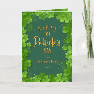 Frohen St. Patrick's Day Karte