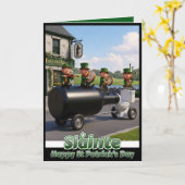 Frohen St. Patrick's Day Karte (Gelbe Blume)