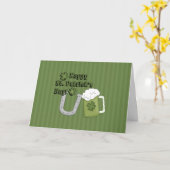 Frohen St. Patrick's Day Karte (Gelbe Blume)